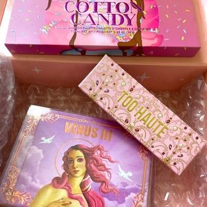 🌸 Eyeshadow Palette Bundle Cotton Candy VENUS III Too Haute NIB Pink Obsession